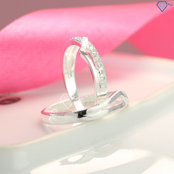 Nhẫn đôi bạc nhẫn cặp bạc đẹp ND0415 - Trang Sức TNJ