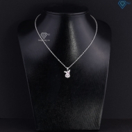 Dây chuyền bạc cho bé hình con thỏ đính đá DTN0049 - Trang Sức TNJ