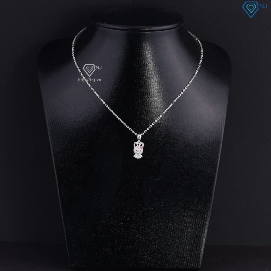 Dây chuyền bạc cho bé hình con thỏ dễ thương DTN0050 - Trang Sức TNJ
