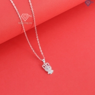 Dây chuyền bạc cho bé hình con thỏ dễ thương DTN0050 - Trang Sức TNJ