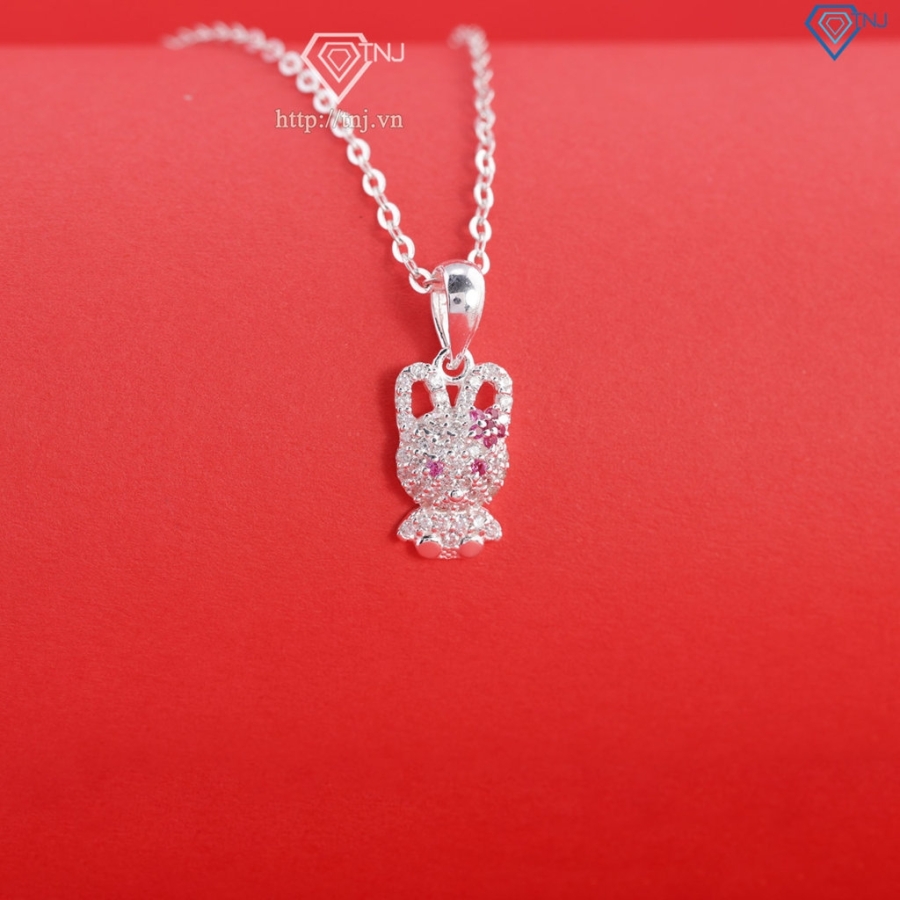 Dây chuyền bạc cho bé hình con thỏ dễ thương DTN0050 - Trang Sức TNJ