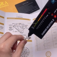 Nhẫn nữ xi vàng hồng đính full kim cương Moissanite NNM0086-XH