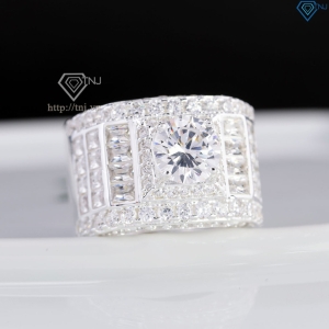 Nhẫn nam bạc bản to cao cấp NNA0878