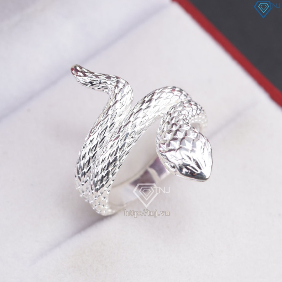 Nhẫn bạc hình rắn cho nam cá tính NNA0880- Trang sức TNJ