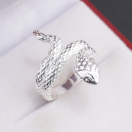 Nhẫn bạc hình rắn cho nam cá tính NNA0880