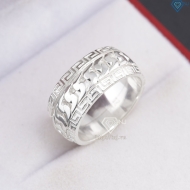 Nhẫn bạc nam mắt xích xoay bản to 10mm NNA0881 - Trang Sức TNJ