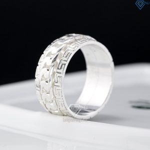 Nhẫn bạc nam mắt xích xoay bản to 10mm NNA0881 - Trang Sức TNJ