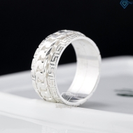 Nhẫn bạc nam mắt xích xoay bản to 10mm NNA0881 - Trang Sức TNJ