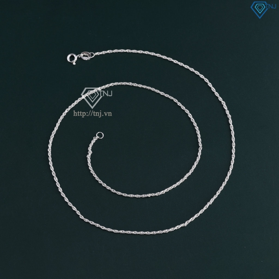 Bộ trang sức bạc đính đá sang trọng BTS0038 - Trang Sức TNJ