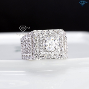 Nhẫn kim cương Moissanite nam cao cấp 7.0mm - Kiểm định GRA NNAM0247