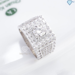 Nhẫn kim cương Moissanite nam cao cấp 7.0mm - Kiểm định GRA NNAM0247