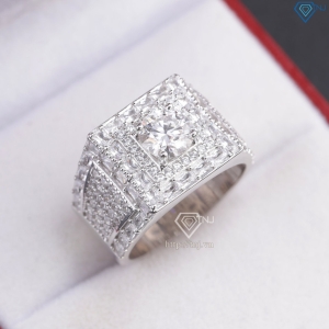Nhẫn kim cương Moissanite nam cao cấp 7.0mm - Kiểm định GRA NNAM0247