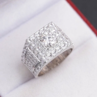 Nhẫn kim cương Moissanite nam cao cấp 7.0mm - Kiểm định GRA NNAM0247