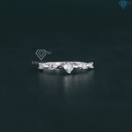 Nhẫn bạc nữ hình trái tim đính đá giá rẻ NN0525 - Trang Sức TNJ