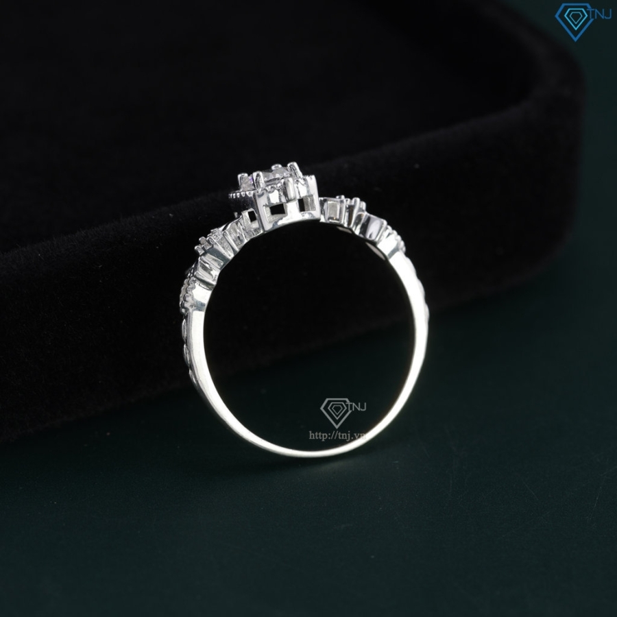 Nhẫn bạc nữ mặt đá vuông Hà Nội NN0526 - Trang Sức TNJ