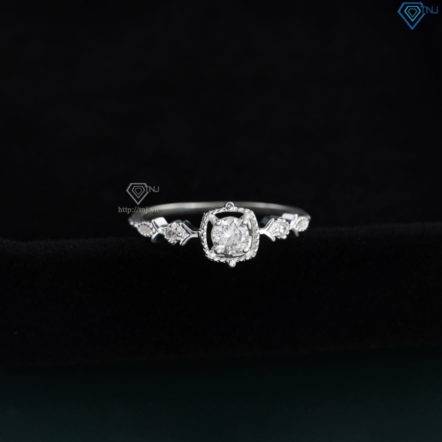 Nhẫn bạc nữ mặt đá vuông Hà Nội NN0526 - Trang Sức TNJ