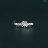 Nhẫn bạc nữ mặt đá vuông Hà Nội NN0526 - Trang Sức TNJ