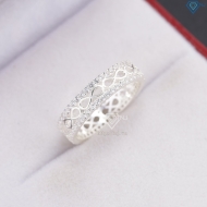 Nhẫn bạc nữ hình vô cực đính đá NN0527- Trang Sức TNJ