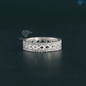 Nhẫn bạc nữ hình vô cực đính đá NN0527- Trang Sức TNJ
