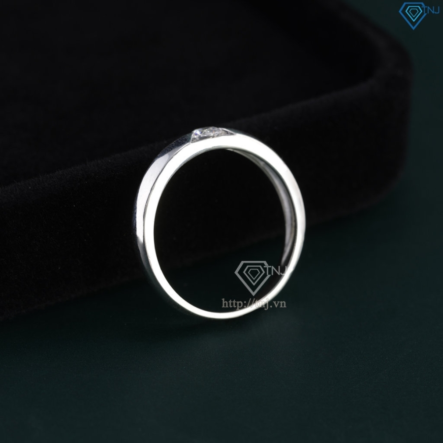 Nhẫn bạc nữ đơn giản đính đá NN0528 - Trang Sức TNJ