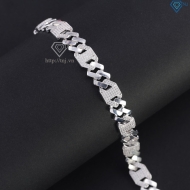 Lắc tay nam Cuban mắt xích đơn giản bản 9mm LTA0230 - Trang Sức TNJ