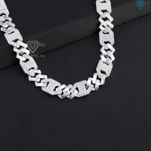 Lắc tay nam Cuban mắt xích đơn giản bản 9mm LTA0230 - Trang Sức TNJ