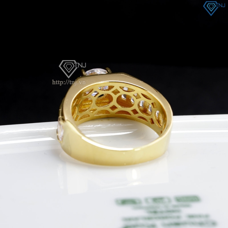 Nhẫn nam bạc xi mạ vàng 18k NNA0865-XV- Trang sức TNJ