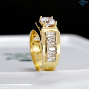 Nhẫn nam bạc xi mạ vàng 18k NNA0865-XV- Trang sức TNJ