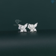 Bông tai bạc nữ hình cánh bướm dễ thương BTN0277