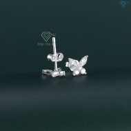 Bông tai bạc nữ hình cánh bướm dễ thương BTN0277