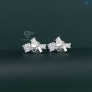 Bông tai bạc đẹp cho nữ hình chiếc nơ BTN0279 - Trang Sức TNJ