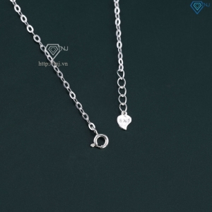 Lắc tay bạc nữ hình cỏ 4 lá khắc tên theo yêu cầu LTN0440
