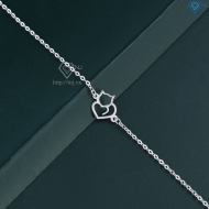 Lắc tay bạc nữ hình con mèo giá rẻ dễ thương LTN0443  Trang Sức TNJ