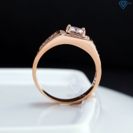 Nhẫn bạc nam xi mạ vàng hồng bản nhỏ NNA0669-XH - Trang sức TNJ