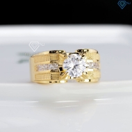 Nhẫn nam bạc xi mạ vàng 18k đẹp NNA0452-XV- Trang sức TNJ