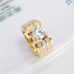 Nhẫn nam bạc xi mạ vàng 18k đẹp NNA0452-XV- Trang sức TNJ