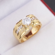 Nhẫn nam bạc xi mạ vàng 18k đẹp NNA0452-XV