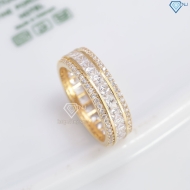 Nhẫn nam bạc xi mạ vàng 18k full đá NNA0462-XV- Trang sức TNJ