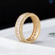 Nhẫn nam bạc xi mạ vàng 18k full đá NNA0462-XV- Trang sức TNJ