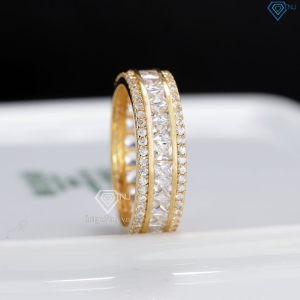Nhẫn nam bạc xi mạ vàng 18k full đá NNA0462-XV- Trang sức TNJ