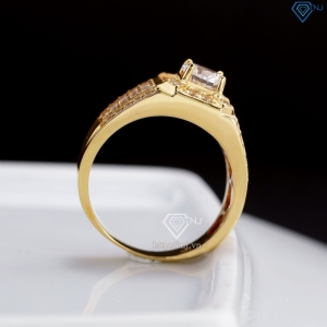 Nhẫn nam bạc xi mạ vàng 18k đính đá NNA0873-XV Trang sức TNJ