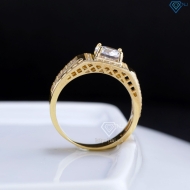 Nhẫn nam bạc xi mạ vàng 18k hoạ tiết mũi tên NNA0867-XV Trang sức TNJ