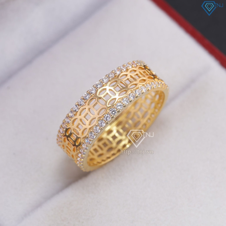 Nhẫn nam bạc kim tiền xi mạ vàng 18k NNA0863-XV Trang sức TNJ