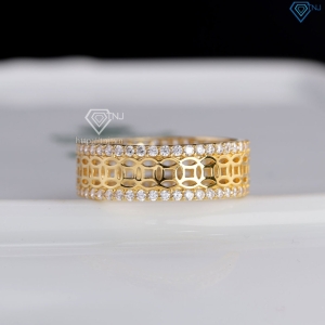Nhẫn nam bạc kim tiền xi mạ vàng 18k NNA0863-XV Trang sức TNJ