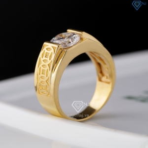 Nhẫn nam bạc kim tiền xi mạ vàng 18k NNA0848-XV Trang sức TNJ