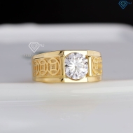Nhẫn nam bạc kim tiền xi mạ vàng 18k NNA0848-XV Trang sức TNJ