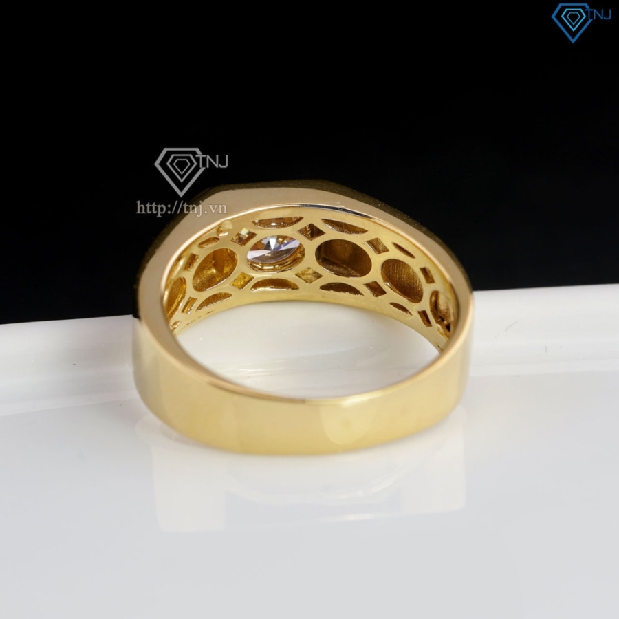 Nhẫn nam bạc kim tiền nhỏ xi mạ vàng 18k NNA0879-XV Trang sức TNJ