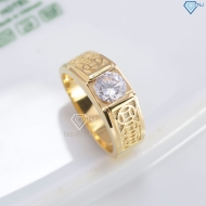 Nhẫn nam bạc kim tiền nhỏ xi mạ vàng 18k NNA0879-XV Trang sức TNJ