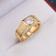 Nhẫn nam bạc kim tiền nhỏ xi mạ vàng 18k NNA0879-XV Trang sức TNJ