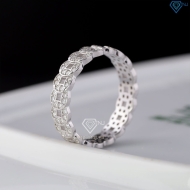 Nhẫn nam kim tiền đính full kim cương Moissanite NNAM0250